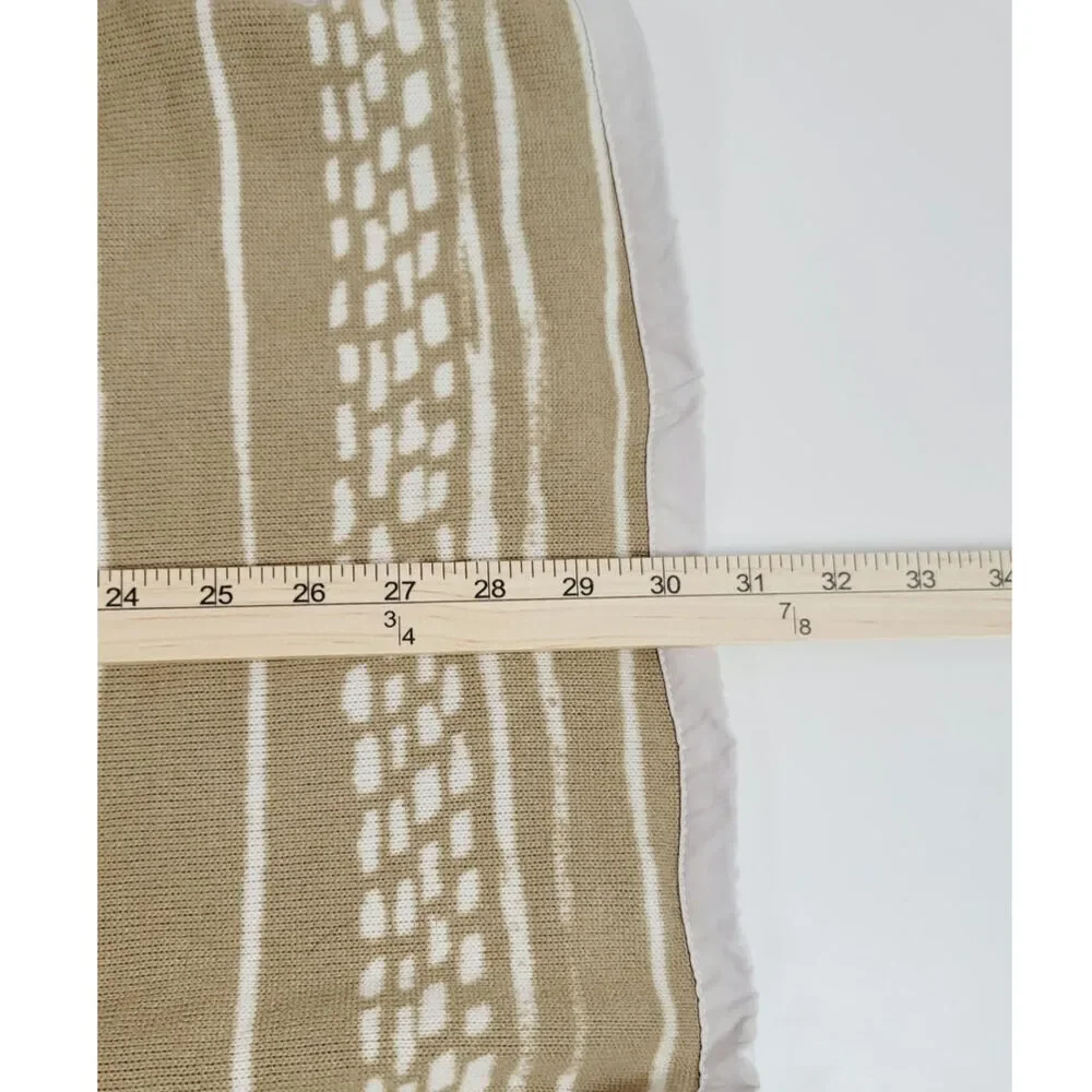 The North Face Gordon Lyons ¼-Zip in Kipling Tan Stripe, sz XXL